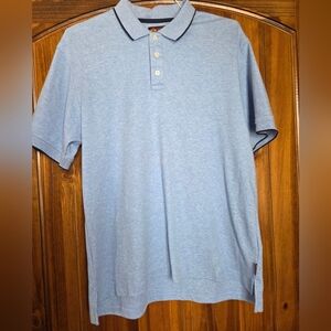 Izod Men's Blue Polo Shirt Large